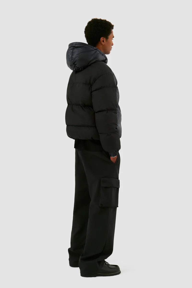 Veste polaire brillante - Noir