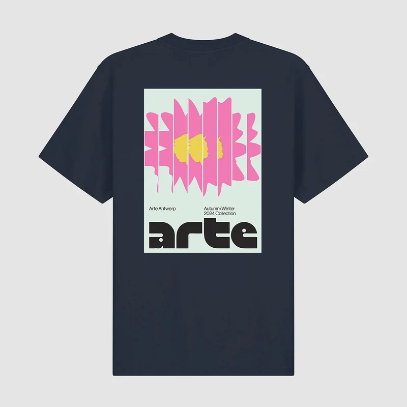 T-shirt Flower Poster - Marine