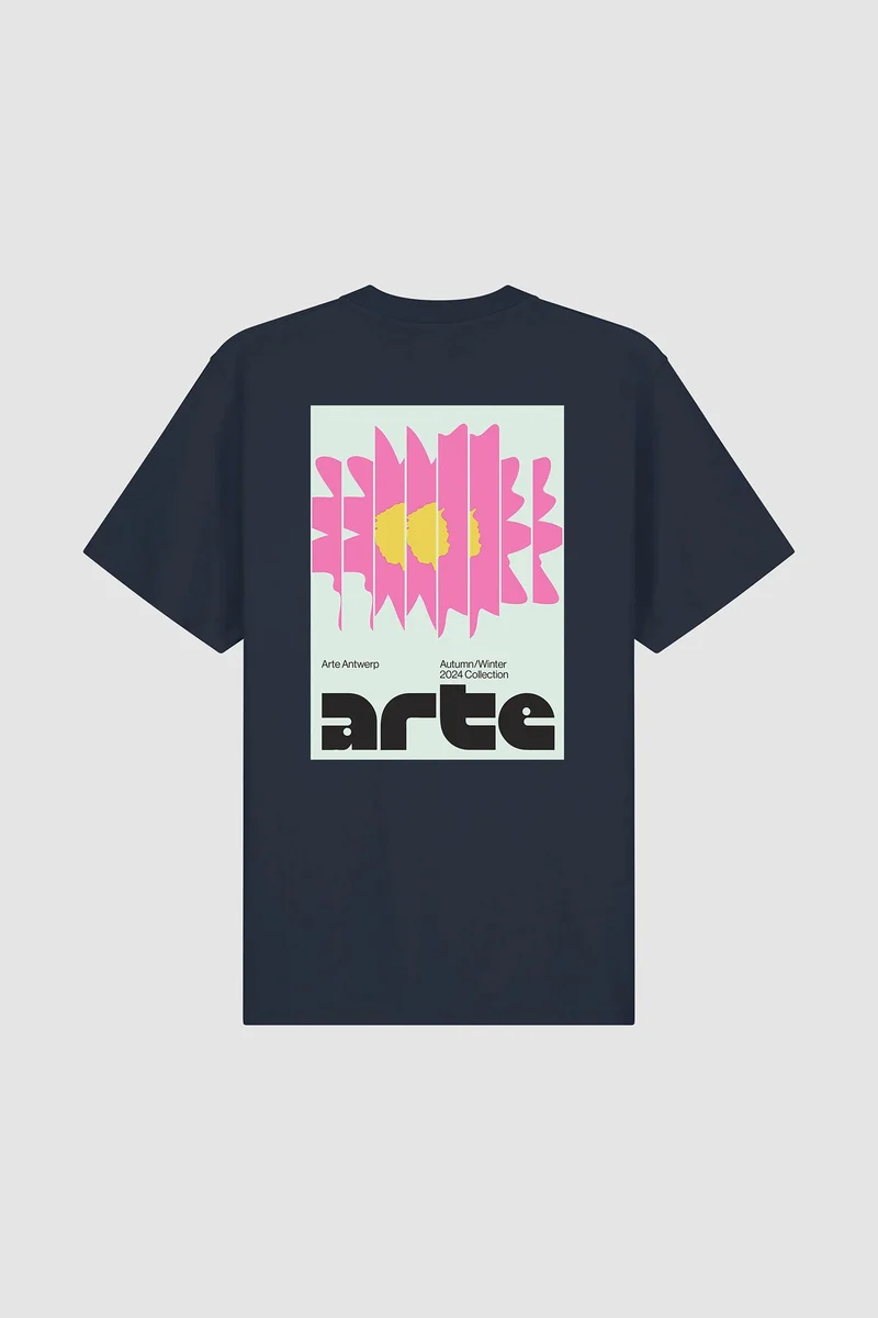 T-shirt Flower Poster - Marine