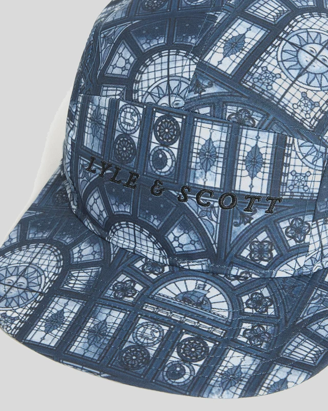 Stained Glass Print Baseball Cap