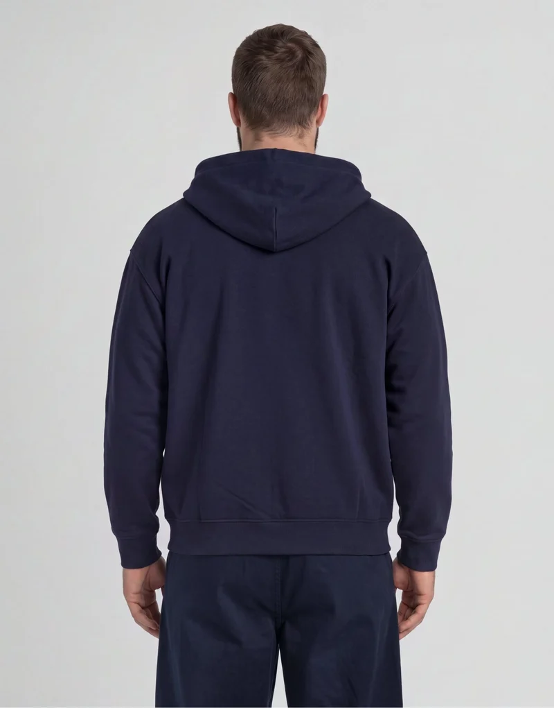 Loopback Cotton Full Zip Hoodie