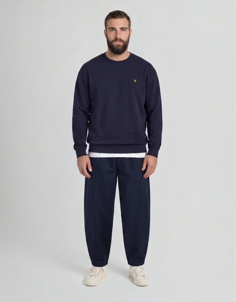 Cotton Crew Neck Sweatshirt
