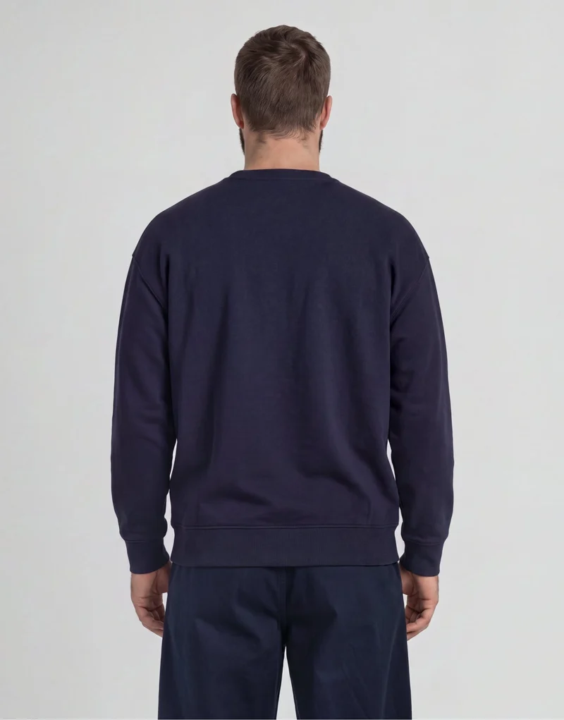 Cotton Crew Neck Sweatshirt