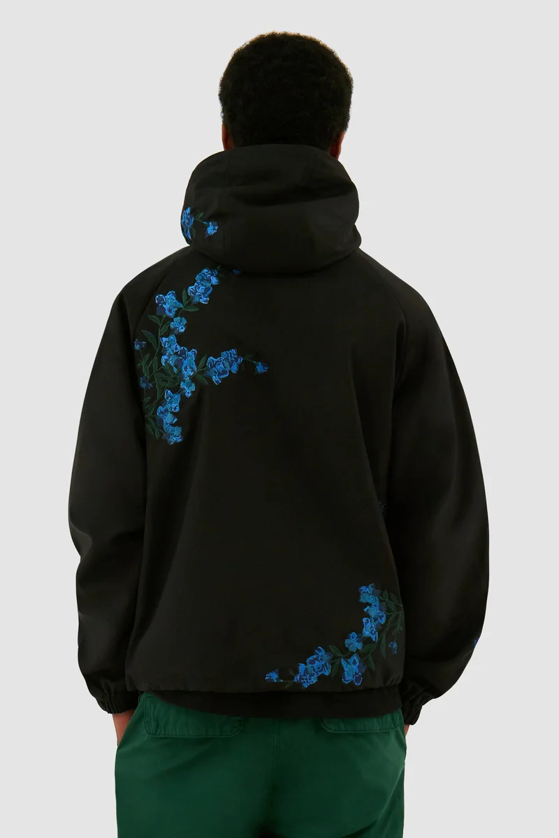 Veste à point de fleur - Noir