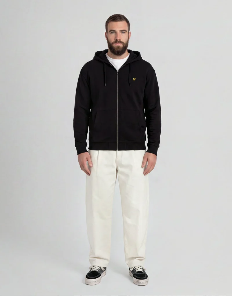 Loopback Cotton Full Zip Hoodie