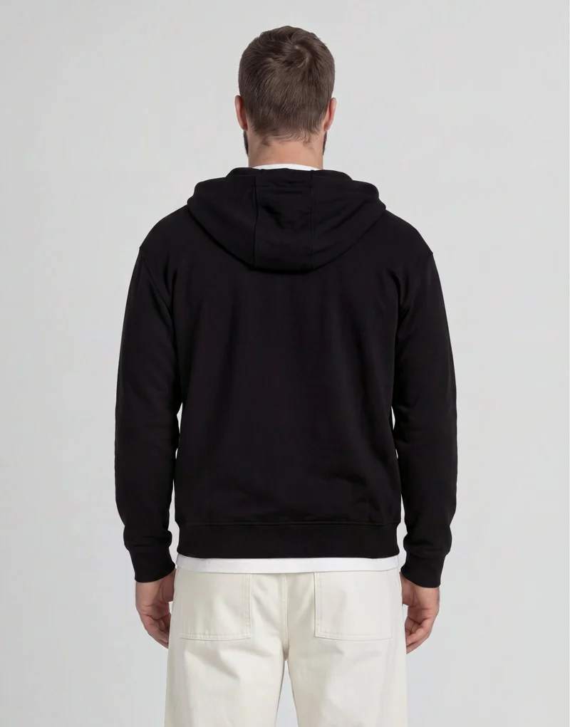 Loopback Cotton Full Zip Hoodie
