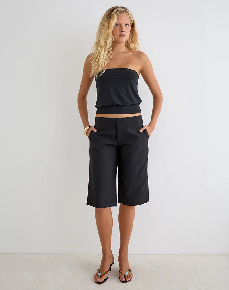 Short Geza Longline, couleur « Tailoring Black »