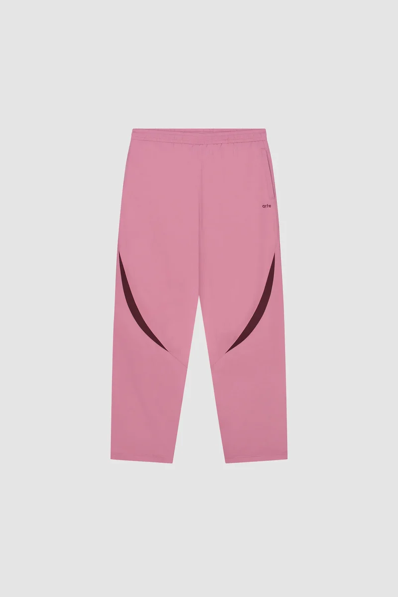 Pantalon de survêtement bicolore - Rose