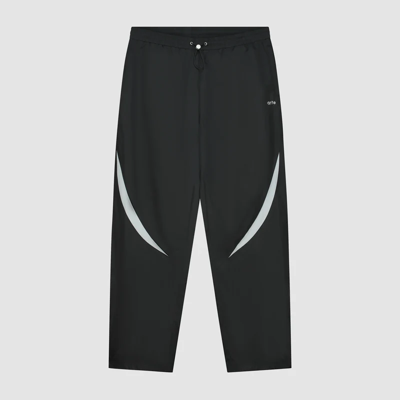 Pantalon de survêtement bicolore - Noir