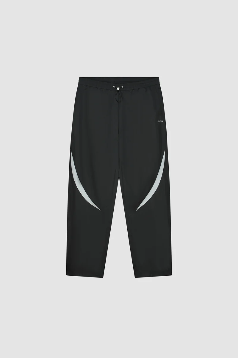 Pantalon de survêtement bicolore - Noir