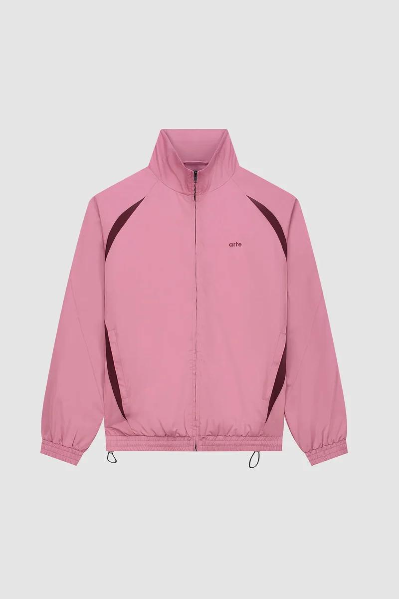 Veste de survêtement bicolore - Rose