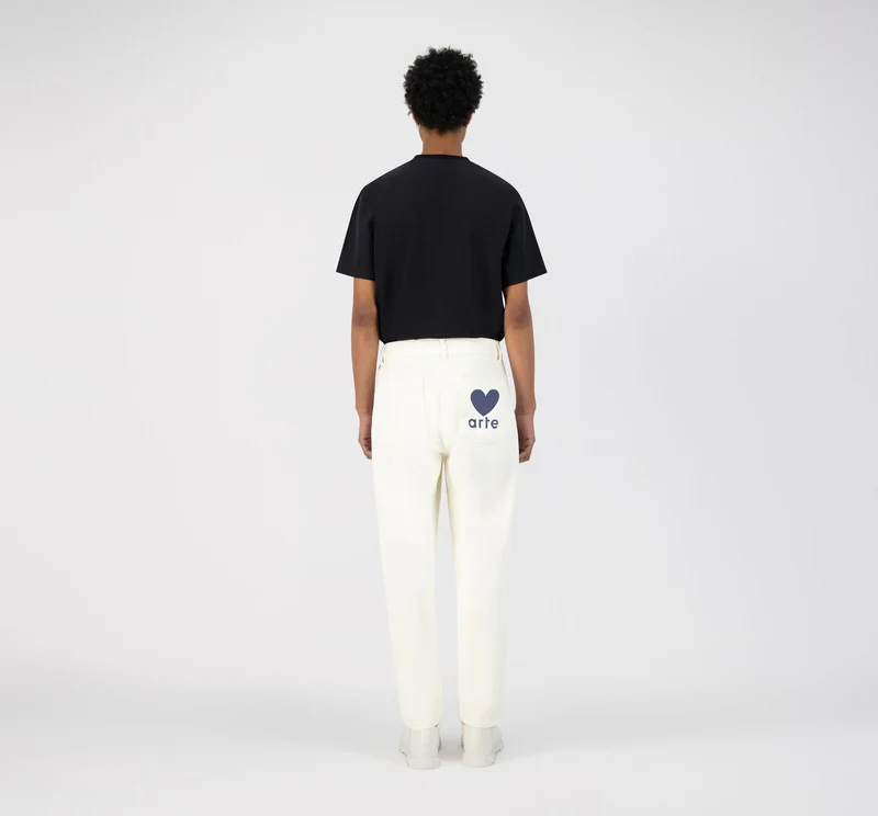 Pantalon Polke Heart - Creme