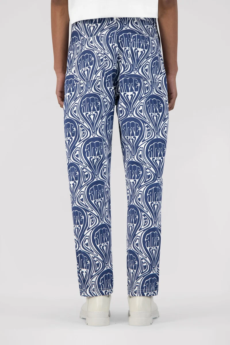 Pantalon Jean Novo - Bleu/Blanc