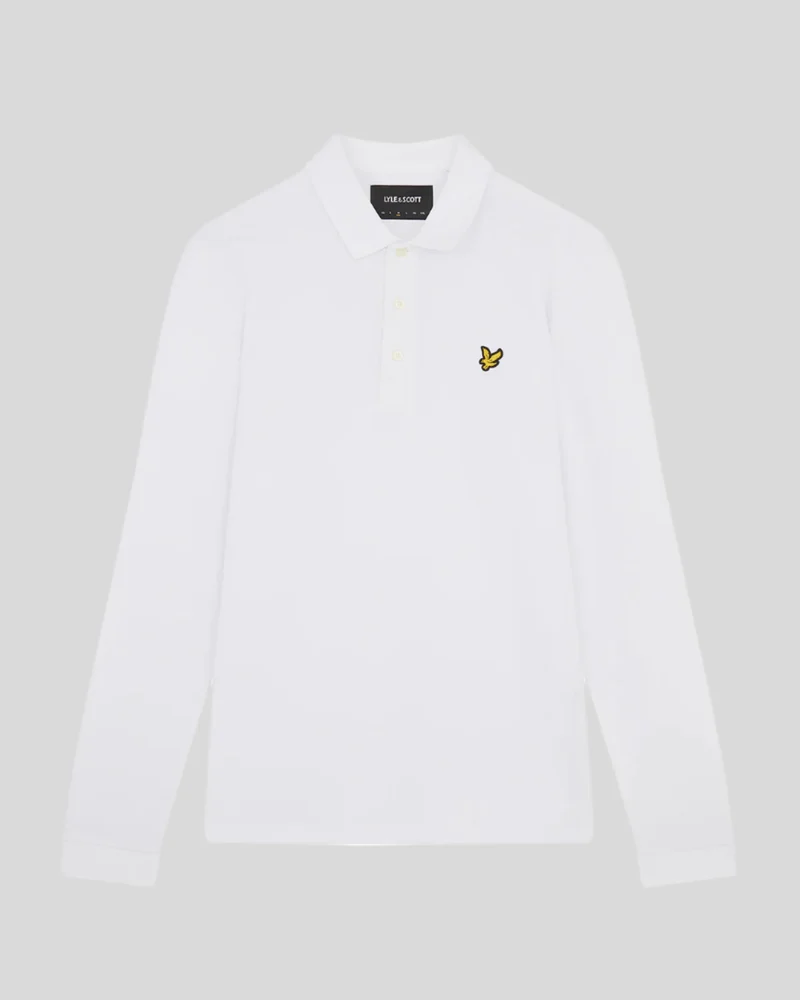 Long Sleeve Cotton Polo Shirt