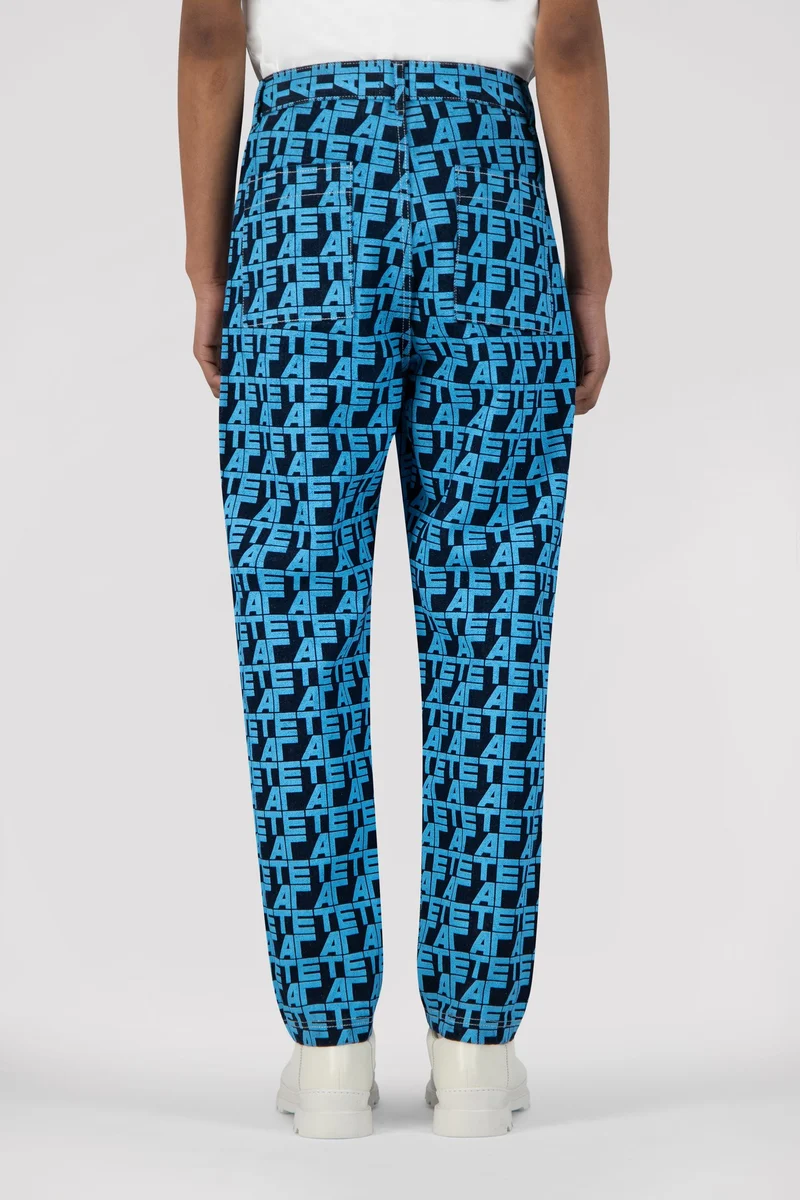 Pantalon en jean allover - Denim imprimé