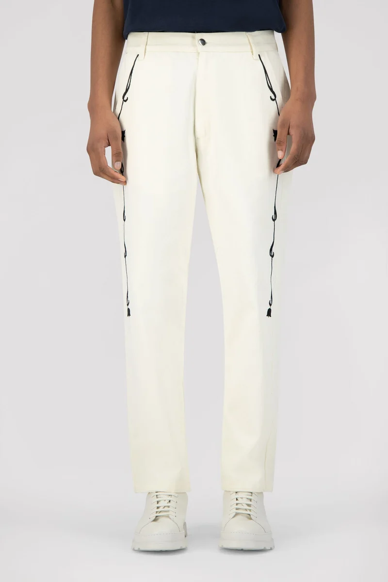 Pantalon Jules Novo - Blanc cassé
