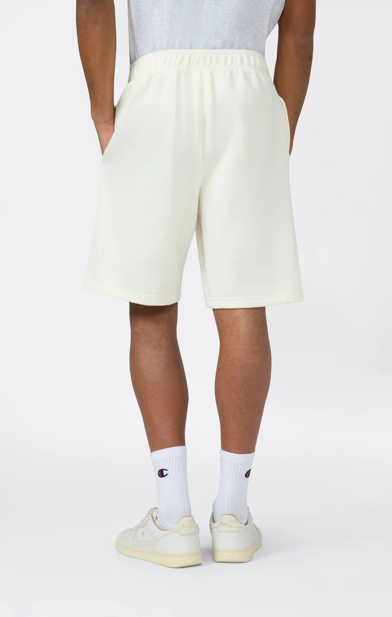 Men’s 9’’ Bermuda Shorts with Stitched Pintuck Icons