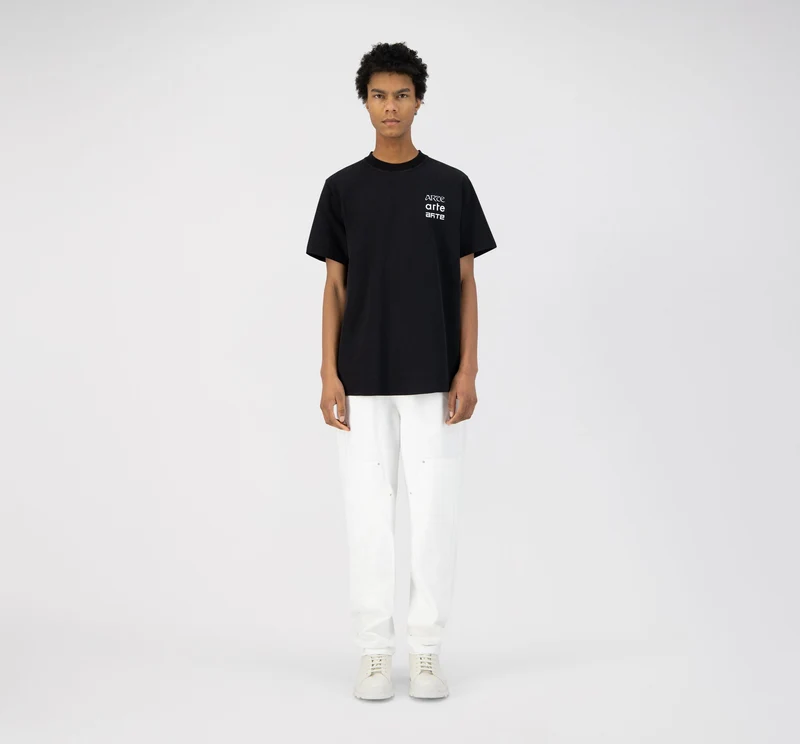 T-shirt Tissot Multi Logo - Noir