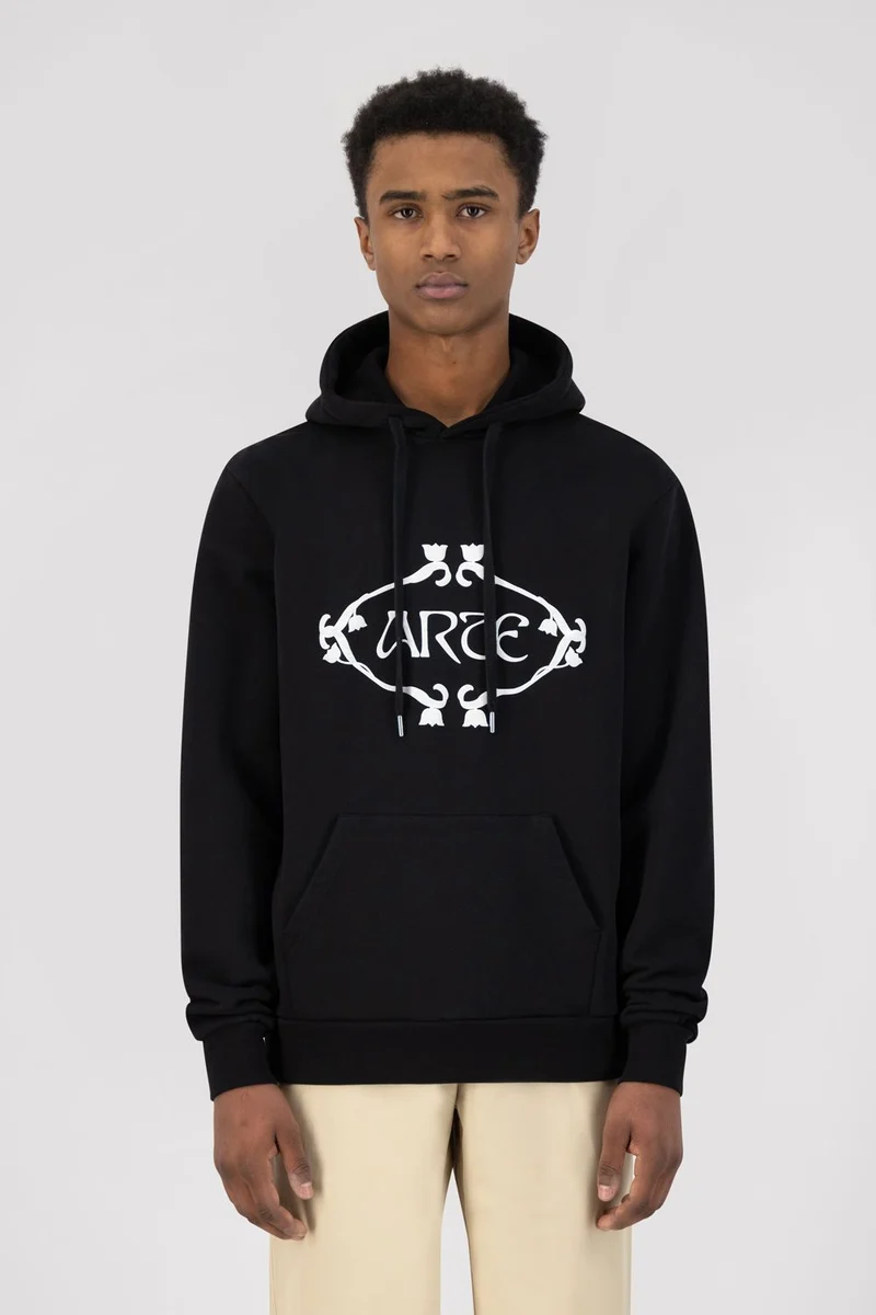 Horta Logo Orna Hoodie - Noir