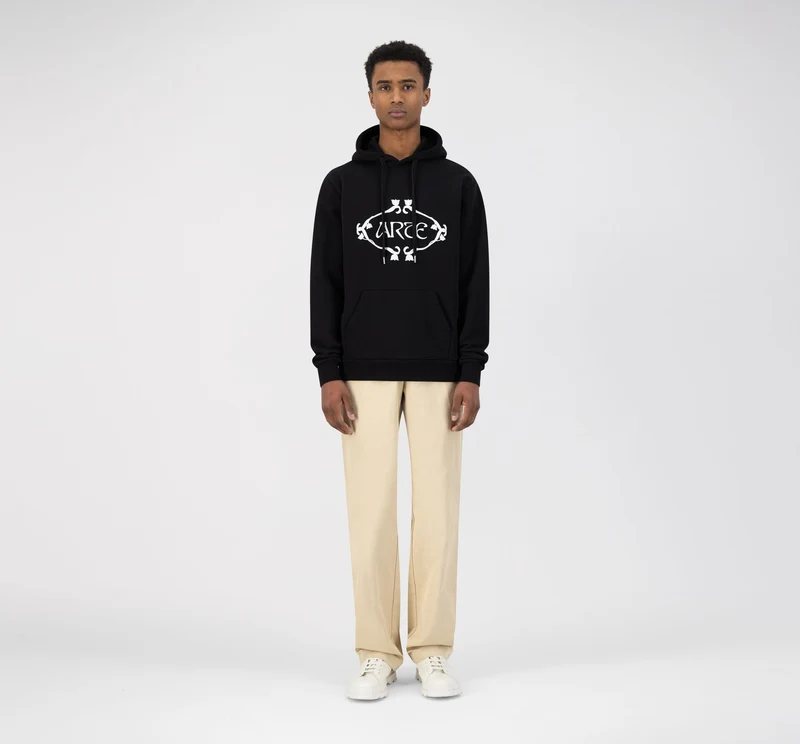 Horta Logo Orna Hoodie - Noir
