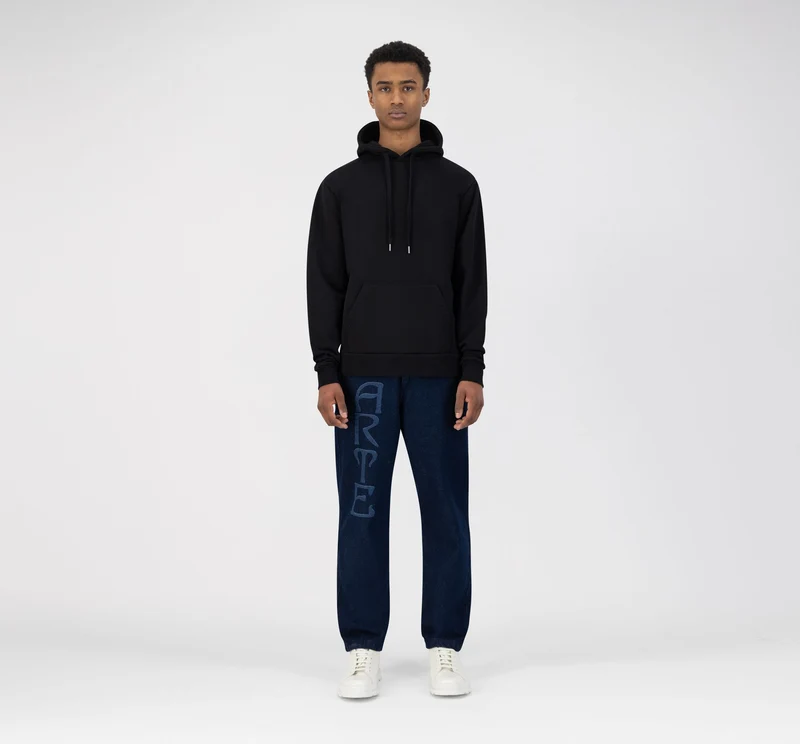 Horta Back Dahlia Hoodie - Noir