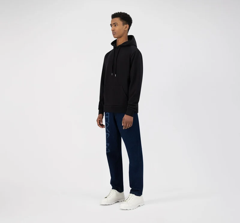 Horta Back Dahlia Hoodie - Noir