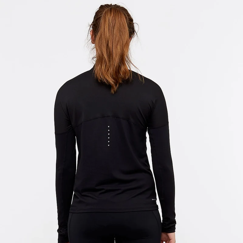 Haut de running à manches longues demi-zippé Nike Dri