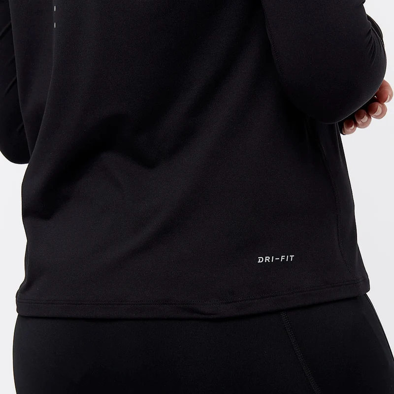 Haut de running à manches longues demi-zippé Nike Dri