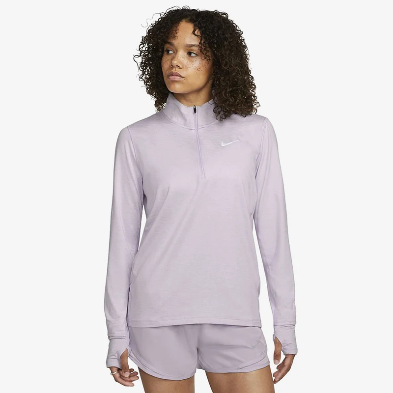 Haut Nike Femme Element 1/2 Zip Running