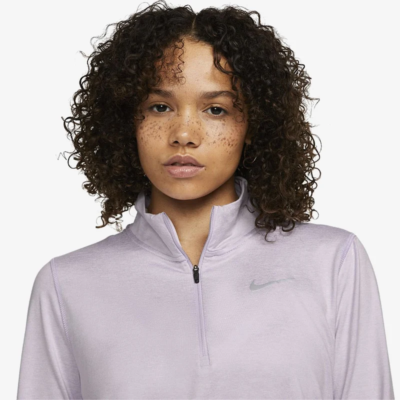 Haut Nike Femme Element 1/2 Zip Running