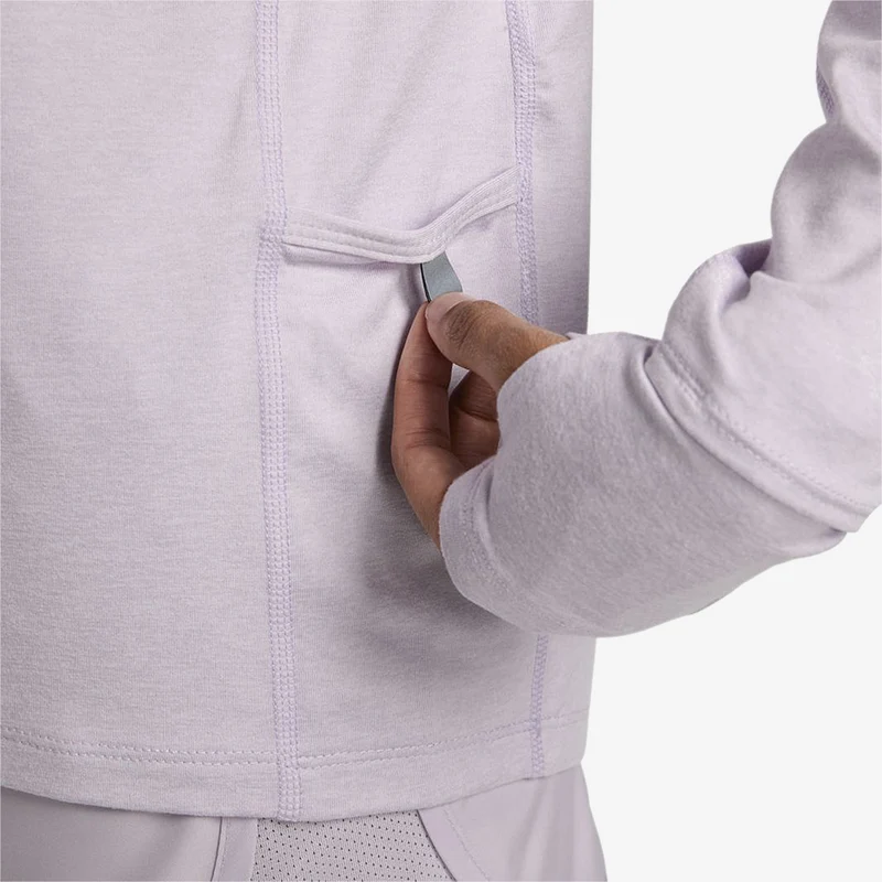 Haut Nike Femme Element 1/2 Zip Running