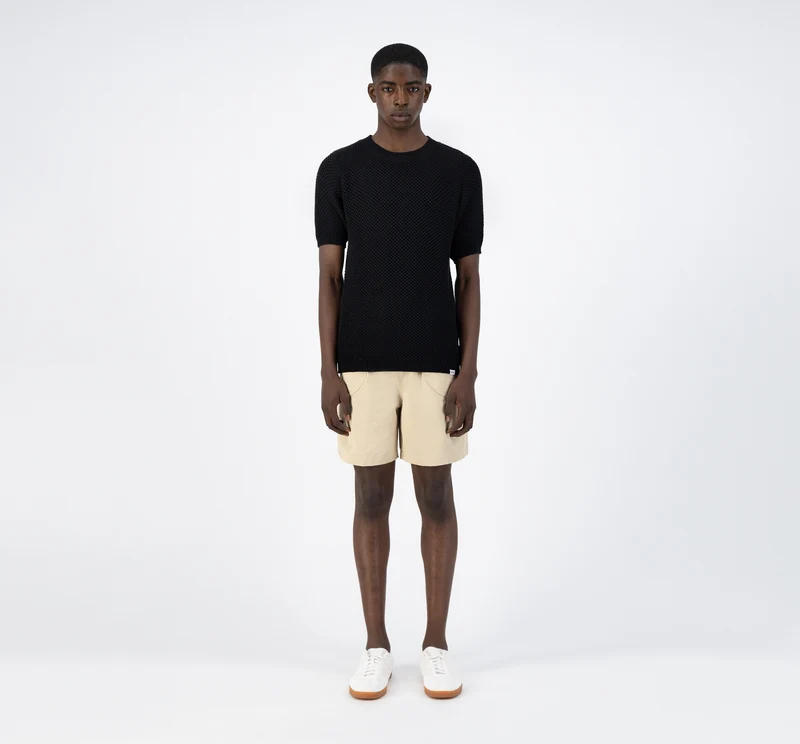 T-shirt en maille Kiewic - Noir