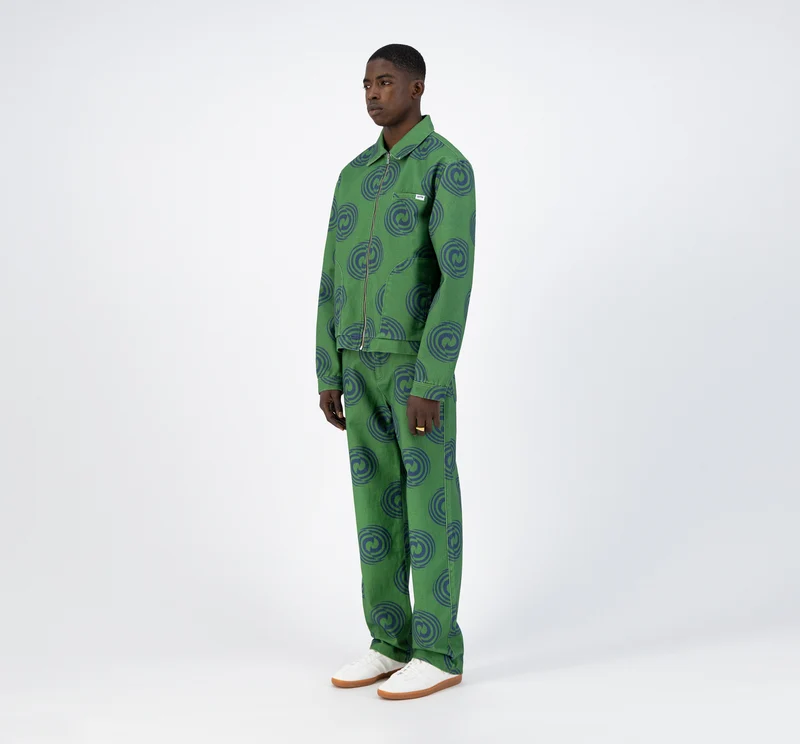 Veste Janco Swirl - Vert/Marine