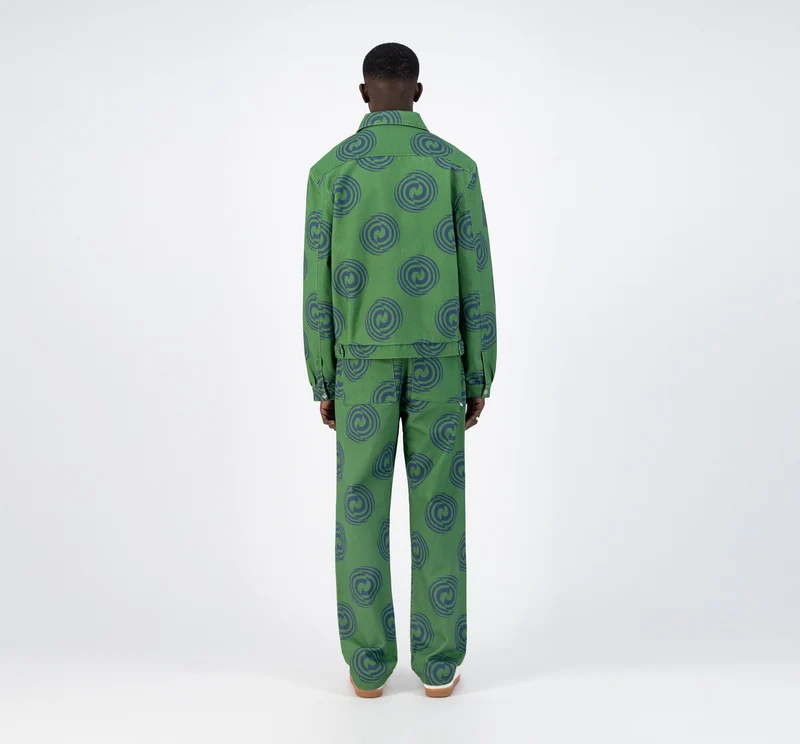 Veste Janco Swirl - Vert/Marine
