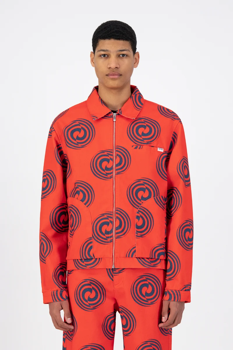Veste Janco Swirl - Rouge/Marine