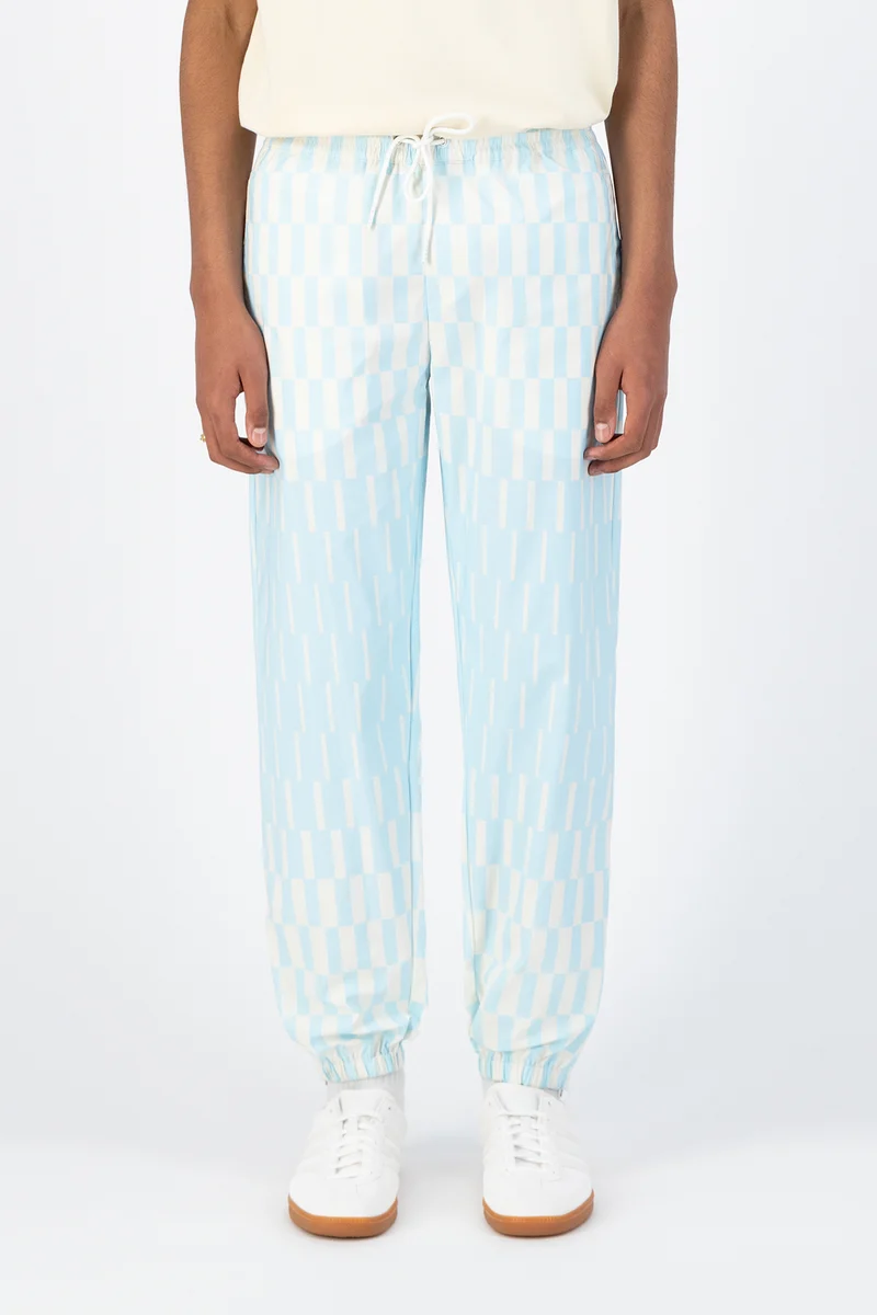 Pantalon Jo - Bleu clair/crème