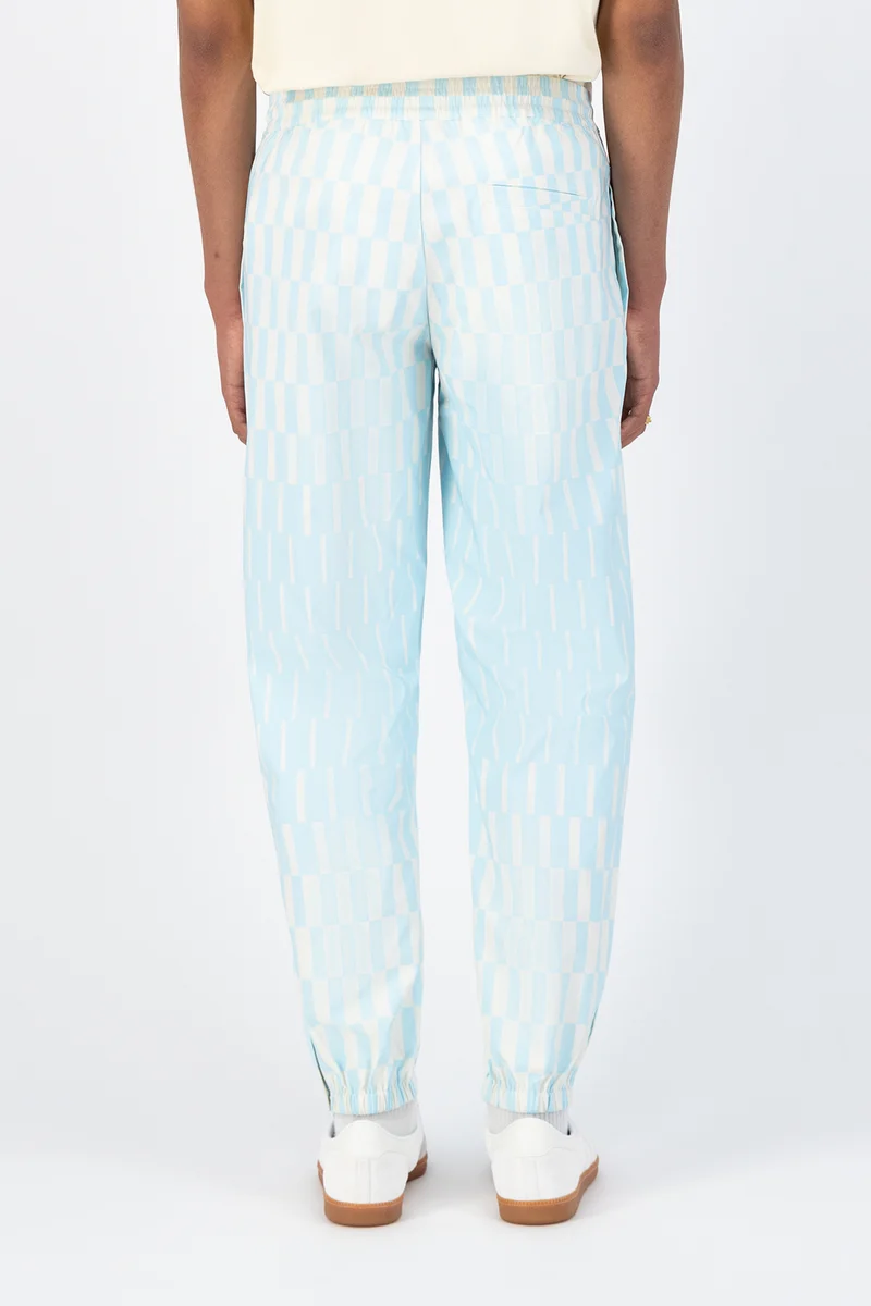 Pantalon Jo - Bleu clair/crème