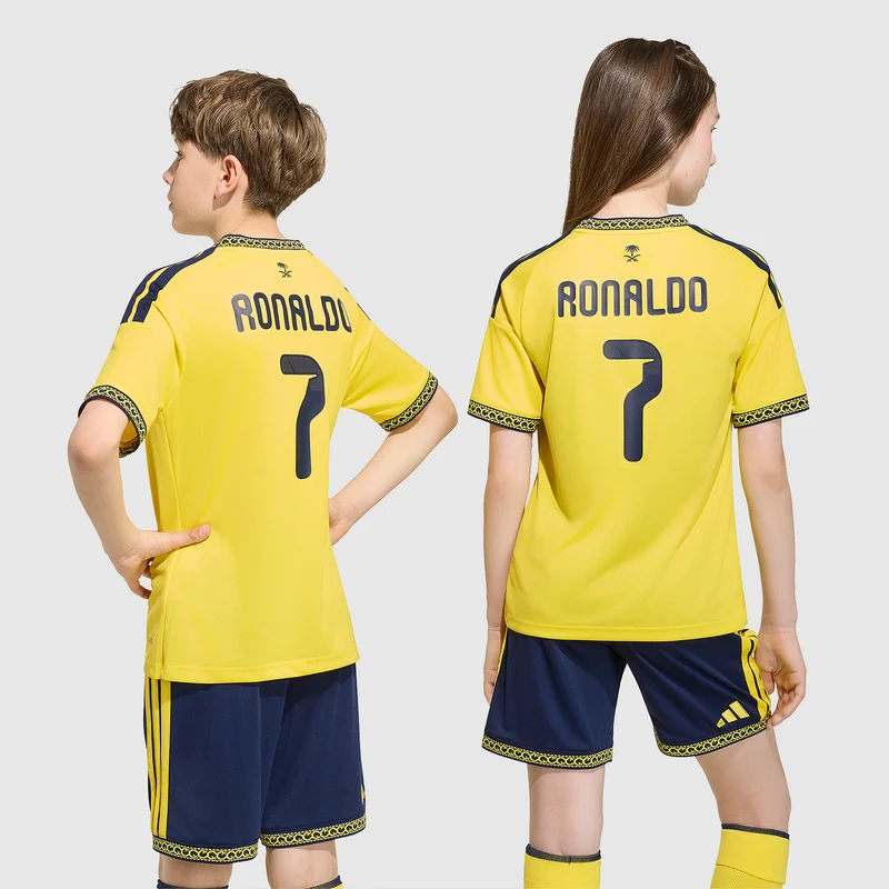 adidas Al Nassr 26/27 Kids Home Shirt With Ronaldo 7