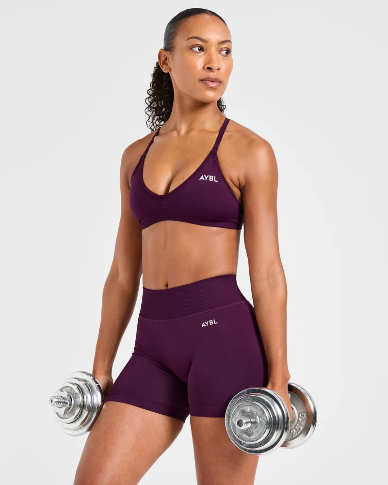 Adapt Seamless Shorts | 4.5" - Midnight Plum