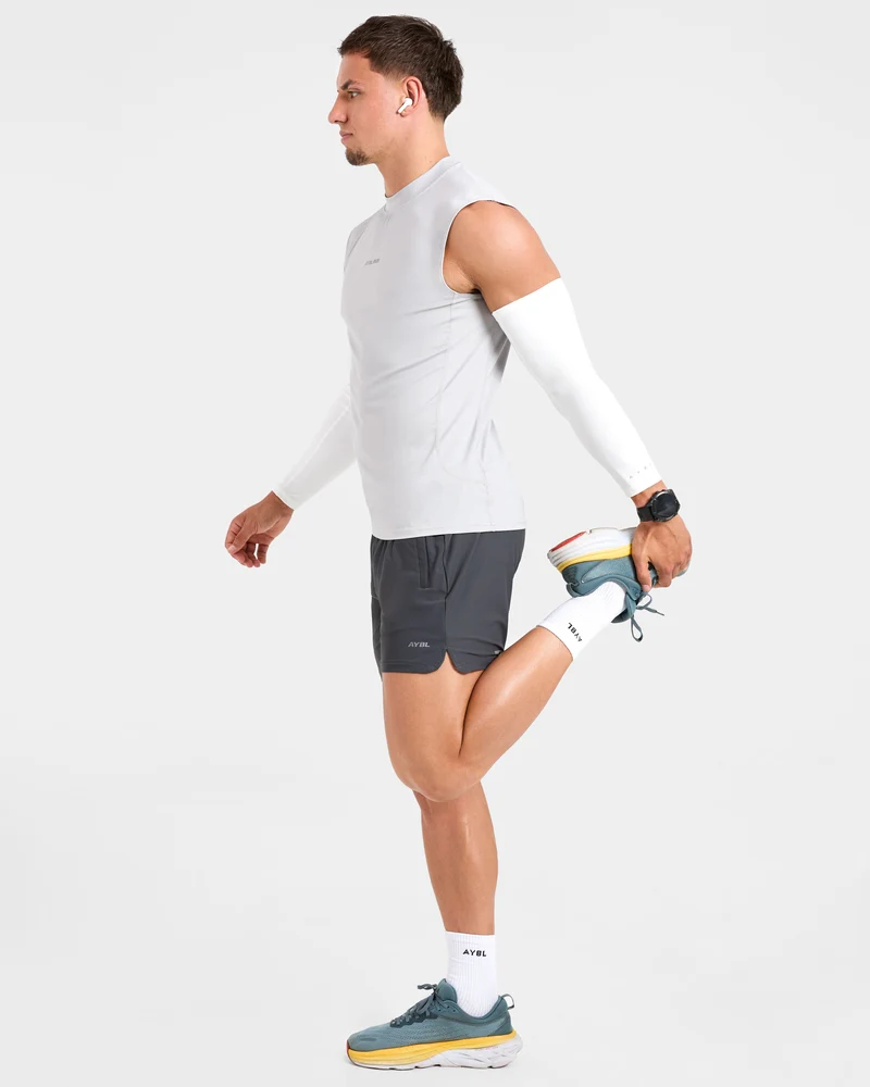 Base Layer Arm Sleeves - Blanc
