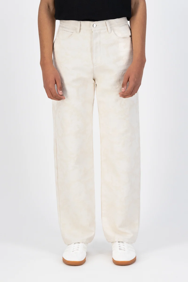 Pantalon Janco Jacq - Crème/blanc cassé