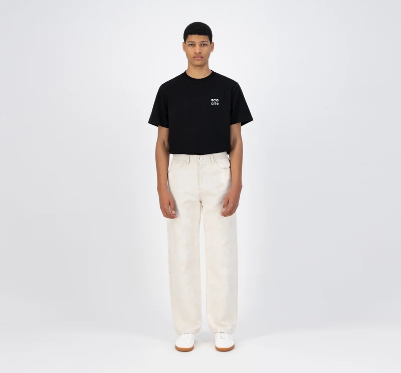 Pantalon Janco Jacq - Crème/blanc cassé
