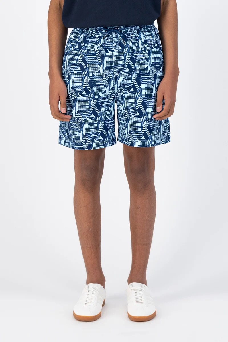 Short Soto Allover - Bleu/Bleu foncé