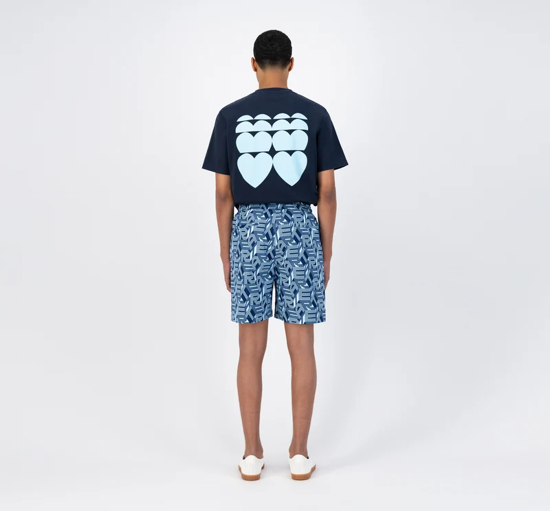 Short Soto Allover - Bleu/Bleu foncé