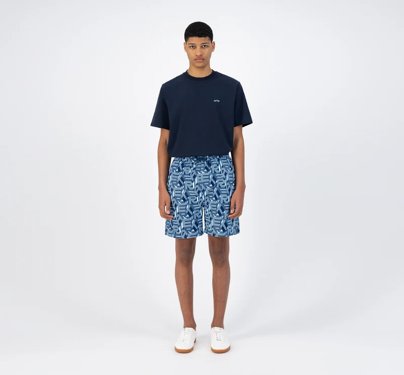 Short Soto Allover - Bleu/Bleu foncé