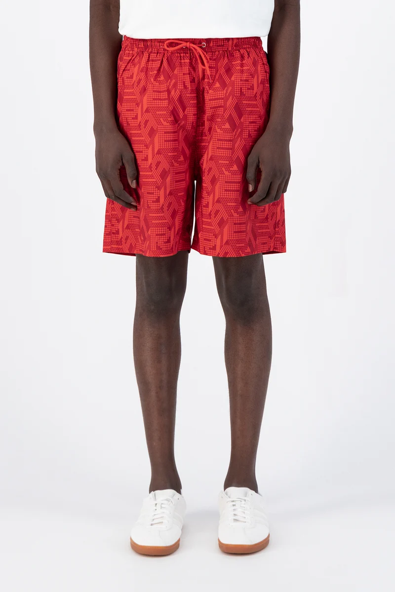 Short Soto Allover - Rouge/Rouge foncé