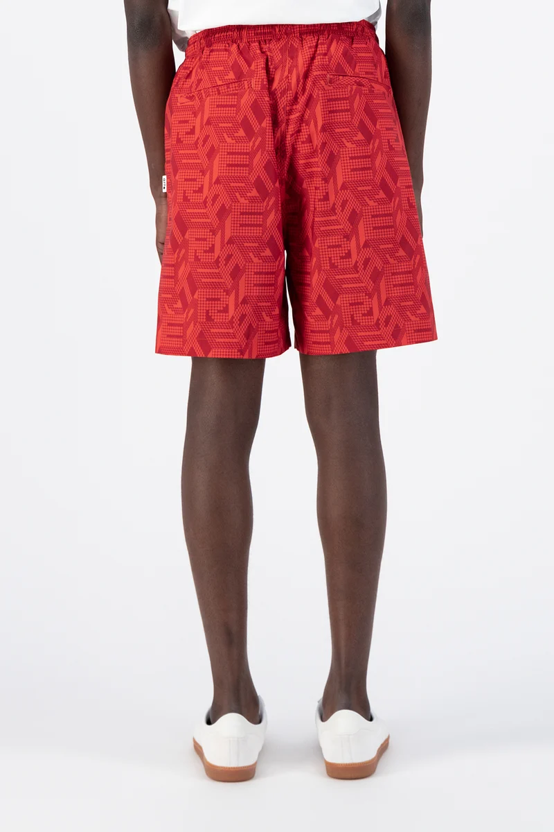 Short Soto Allover - Rouge/Rouge foncé