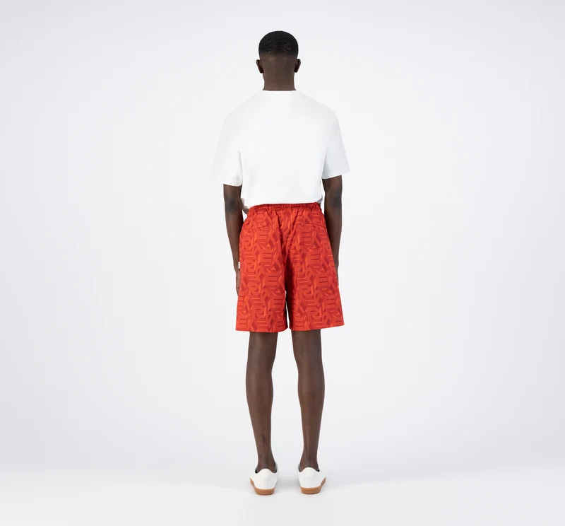 Short Soto Allover - Rouge/Rouge foncé