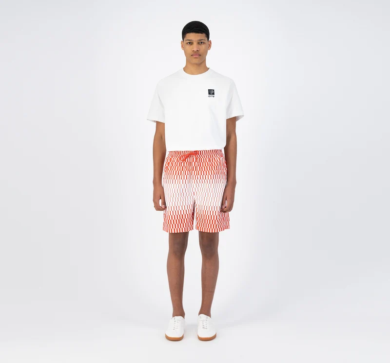 Short Soto Retan - Rouge/Blanc
