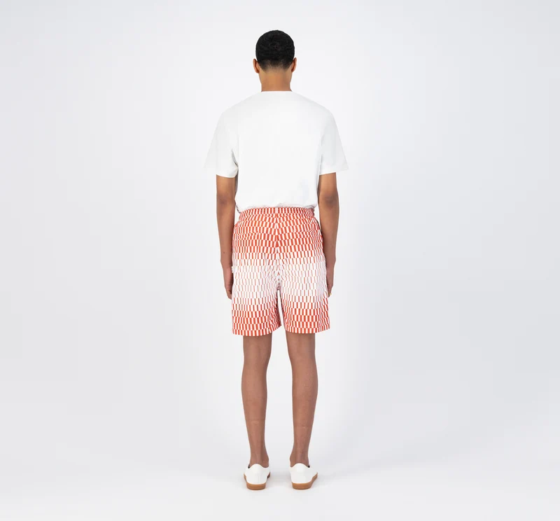 Short Soto Retan - Rouge/Blanc